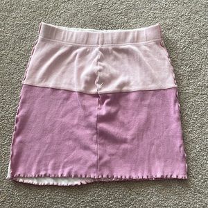 Colour block skirt small